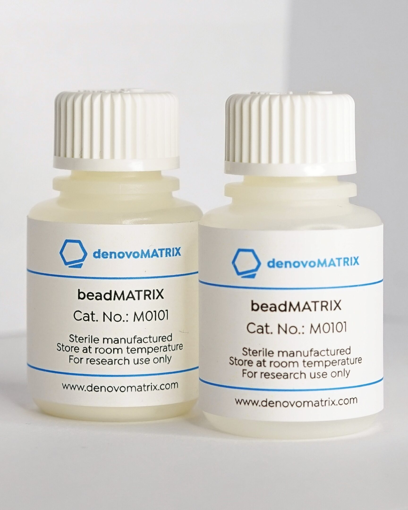 2 vials with beadMATRIX microcarrier