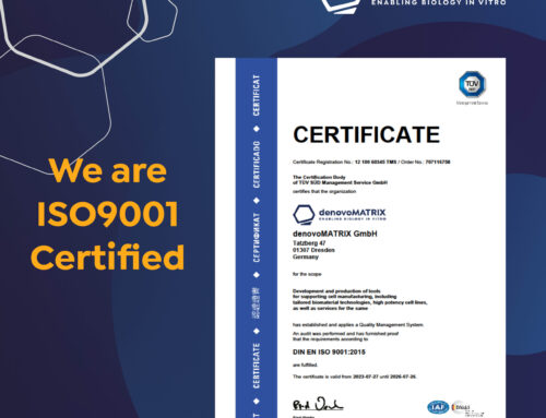 denovoMATRIX retains its ISO9001 Certification